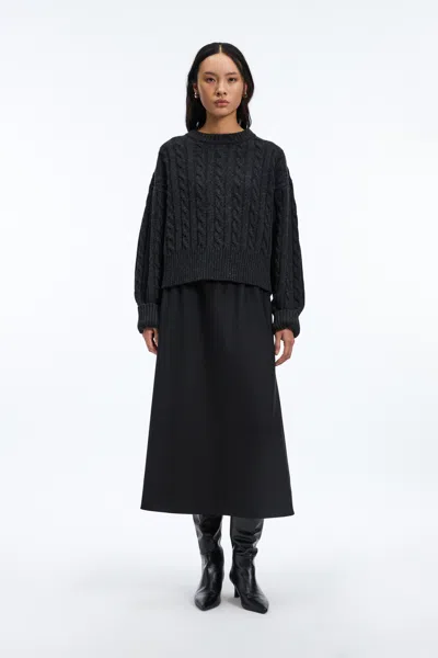 A Days March Bon Wool Skirt In Black