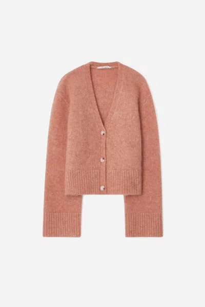 A Days March Amber Mohair Cardigan In Pink