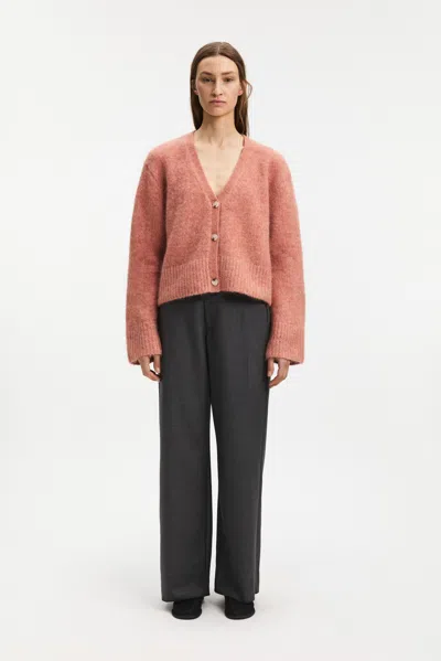 A Days March Amber Mohair Cardigan In Pink