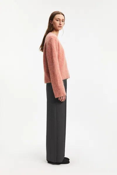 A Days March Amber Mohair Cardigan In Pink