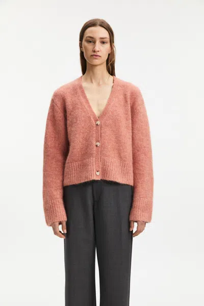 A Days March Amber Mohair Cardigan In Pink