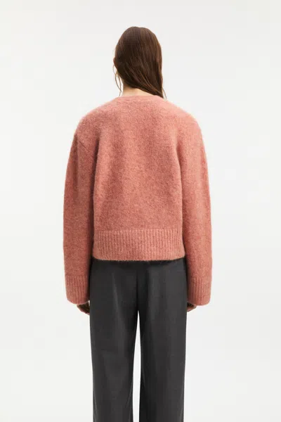 A Days March Amber Mohair Cardigan In Pink