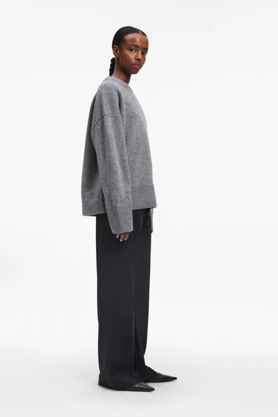 A Days March Selwyn Lambswool Sweater In Gray
