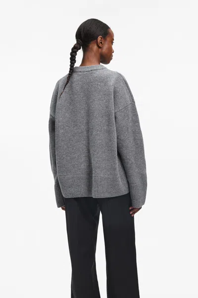 A Days March Selwyn Lambswool Sweater In Gray
