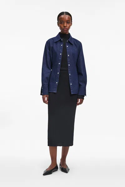 A Days March Lava Knitted Ribbed Skirt