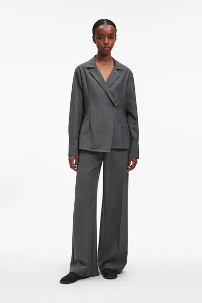 A Days March Lancer Wool Twill Trousers In Gray