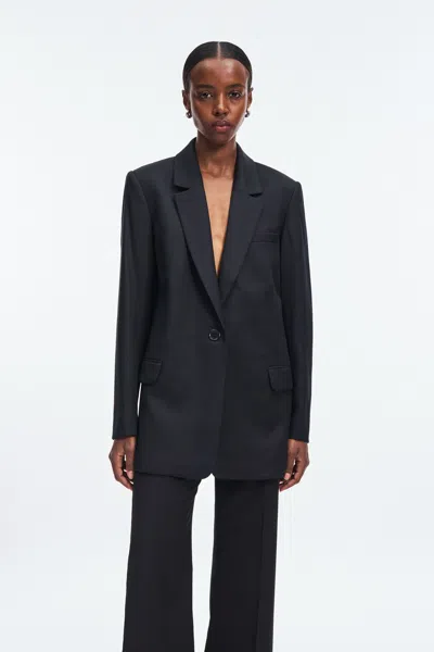 A Days March Avenue Wool Blazer In Black