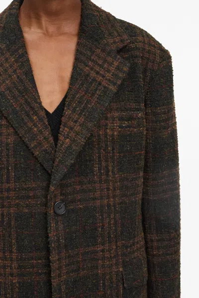 A Days March Kensington Checked Wool Blazer In Brown