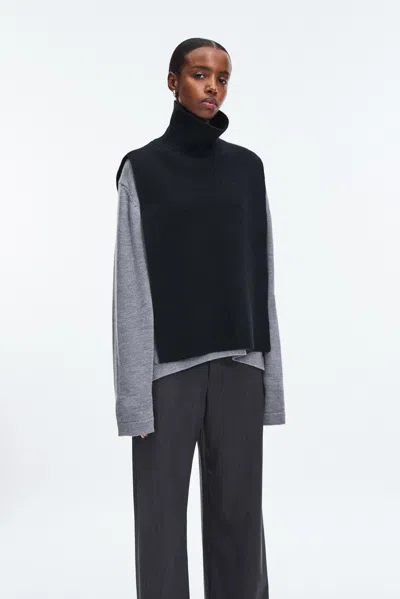 A Days March Emilia Wool Bib In Black