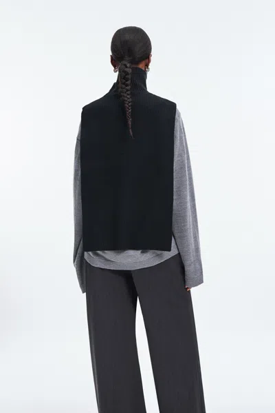 A Days March Emilia Wool Bib In Black