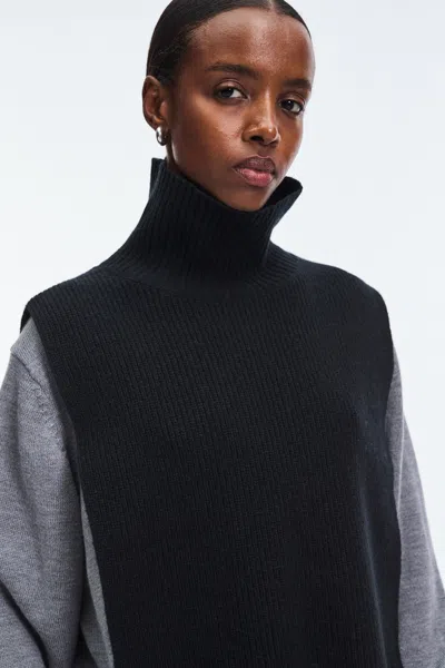 A Days March Emilia Wool Bib In Black