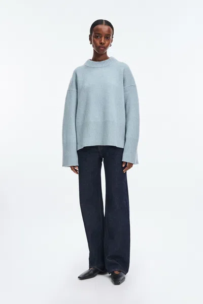 A Days March Coleen Boiled Merino Sweater In Blue