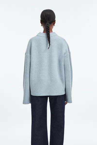 A Days March Coleen Boiled Merino Sweater In Blue
