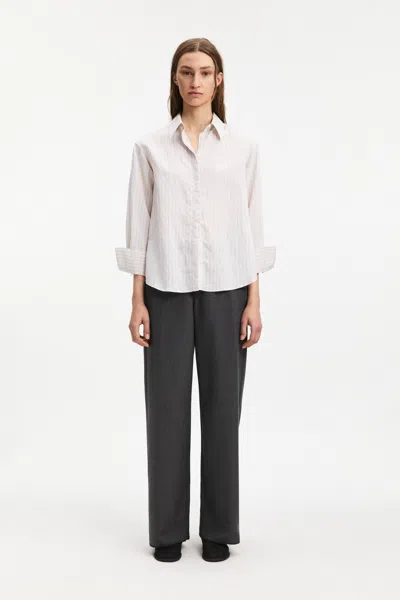 A Days March Savoy Striped Modal Shirt In Pink
