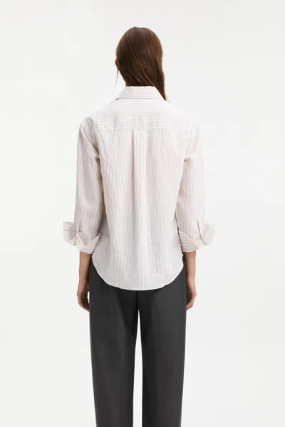 A Days March Savoy Striped Modal Shirt In Pink