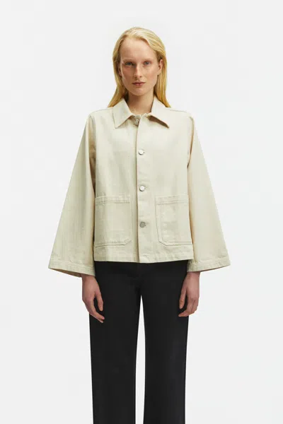 A Days March Whitney Denim Jacket In Neutral