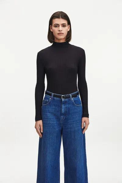 A Days March Tabia Wide Denim Trousers In Blue