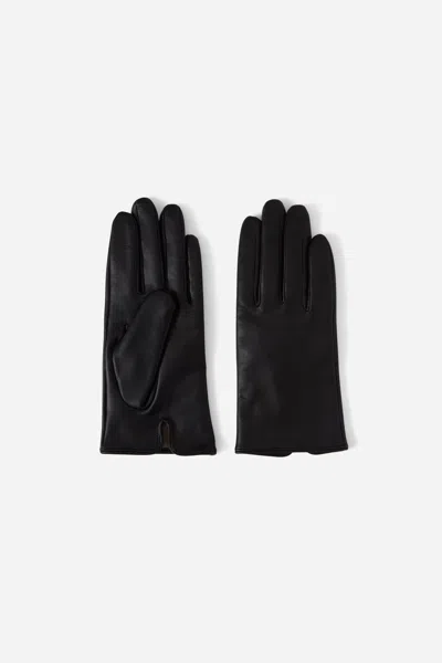 A Days March Mika Leather Gloves In Black