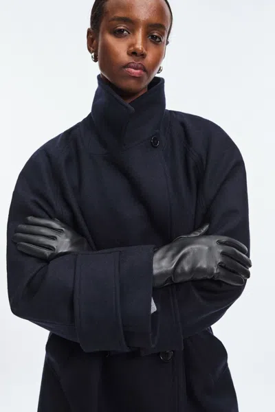 A Days March Mika Leather Gloves In Black