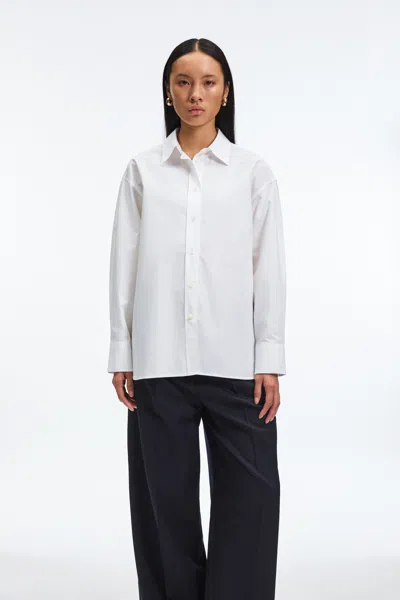 A Days March Savona Poplin Shirt In White