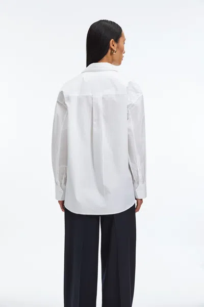 A Days March Savona Poplin Shirt In White