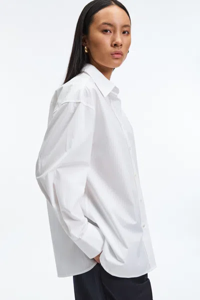 A Days March Savona Poplin Shirt In White