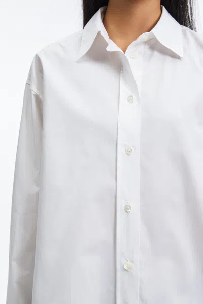 A Days March Savona Poplin Shirt In White