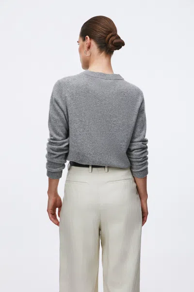A Days March Metzner Cashmere Crewneck In Gray