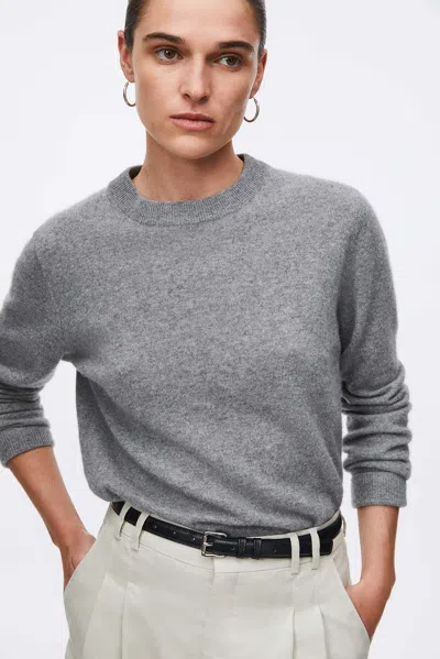 A Days March Metzner Cashmere Crewneck In Gray