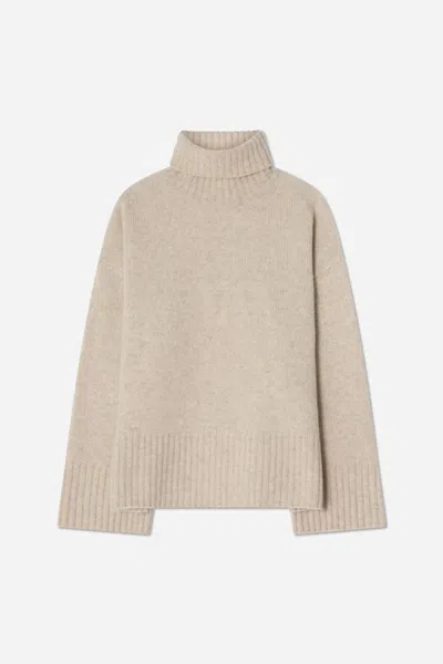 A Days March Jules Boiled Merino Rollerneck In Neutral