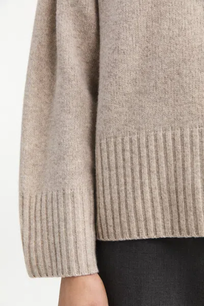 A Days March Jules Boiled Merino Rollerneck In Neutral