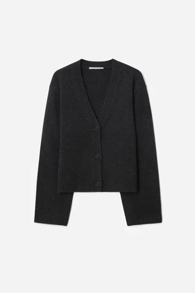 A Days March Amber Lambswool Cardigan In Black