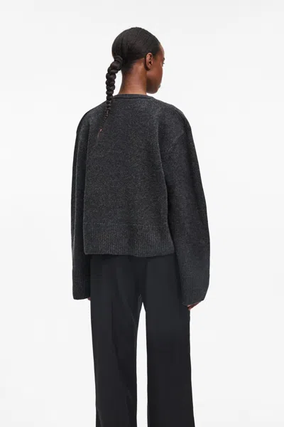 A Days March Amber Lambswool Cardigan In Black
