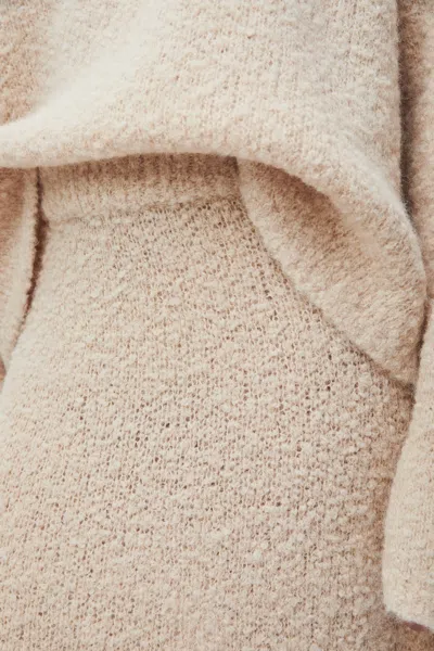 A Days March Will Alpaca Bouclé Skirt In Neutral