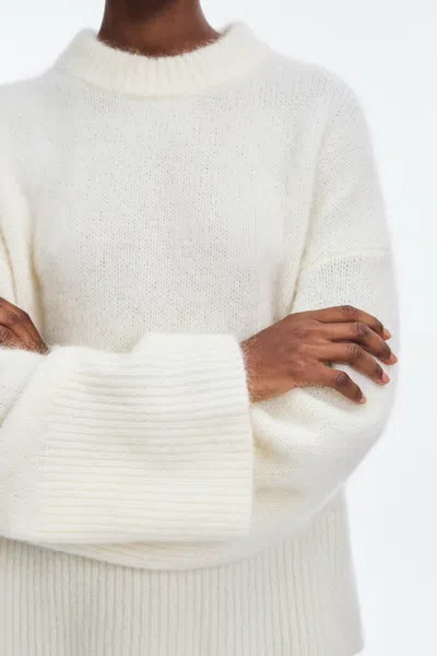 A Days March Coleen Mohair Sweater In White