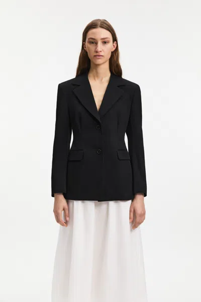A Days March Liv Waisted Blazer In Black