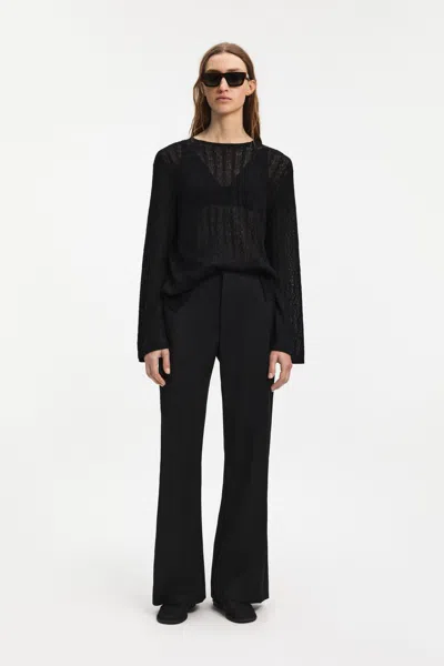 A Days March Seattle Cable Alpaca Merino Sweater In Black