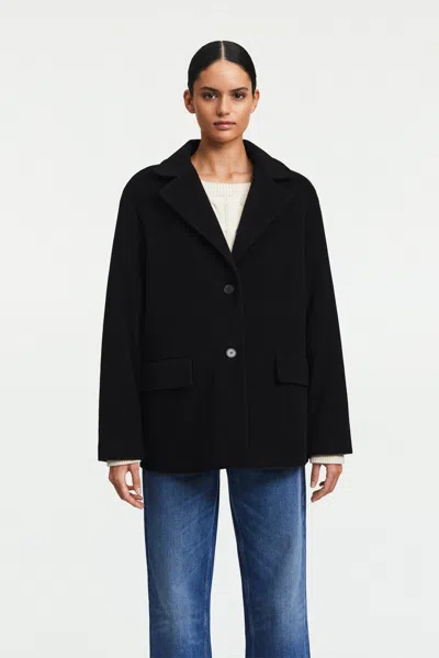A Days March Lauren Heavy Wool Jacket In Black