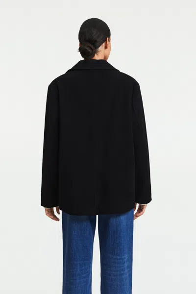 A Days March Lauren Heavy Wool Jacket In Black