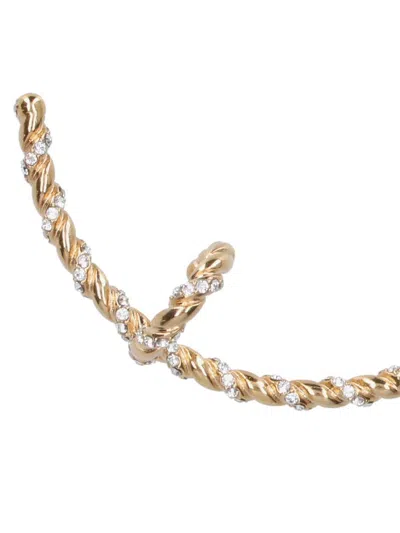 Valentino Braided Single Earring In Gold