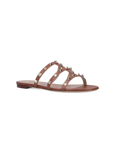 Valentino Garavani Sandals In Brown