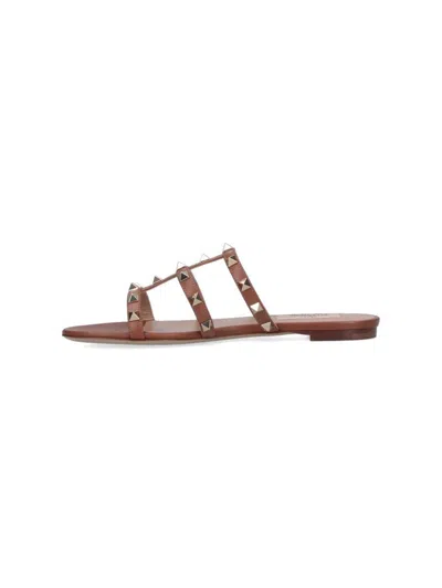 Valentino Garavani Sandals In Brown