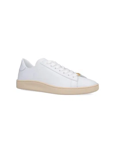 Valentino White Leather Vlogo Signature Sneakers In White