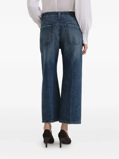 Brunello Cucinelli Cropped Jeans In Blue