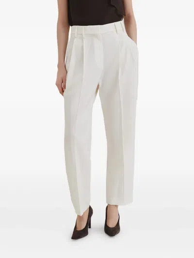 Brunello Cucinelli Tailored Trousers In White