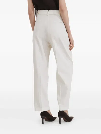 Brunello Cucinelli Tailored Trousers In White