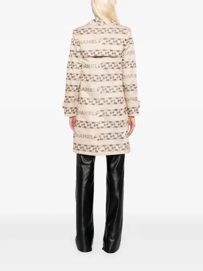 Pre-owned Chanel 2001 Printed Coat