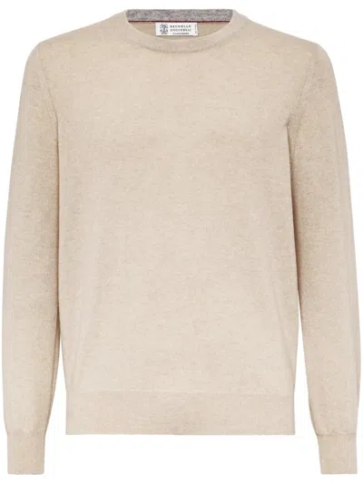 Brunello Cucinelli Cashmere Crew Neck Sweater