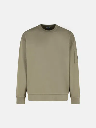 C.p. Company 'emerized' Grey Cotton Sweatshirt