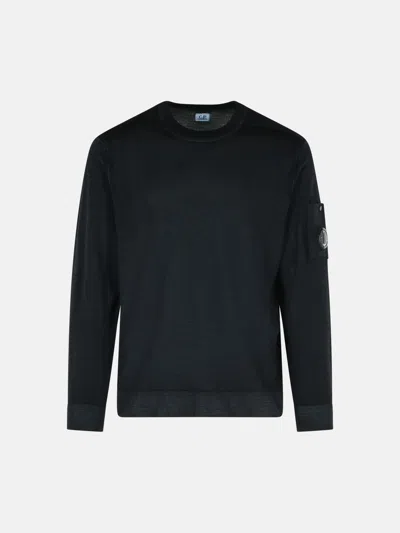 C.p. Company Black Wool Sweater